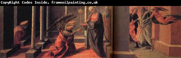 Fra Filippo Lippi Annunciation of the Death of the Virgin and Arrival of the Apostle